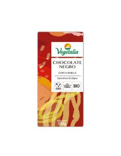 Chocolate negro con canela 100g Vegetalia